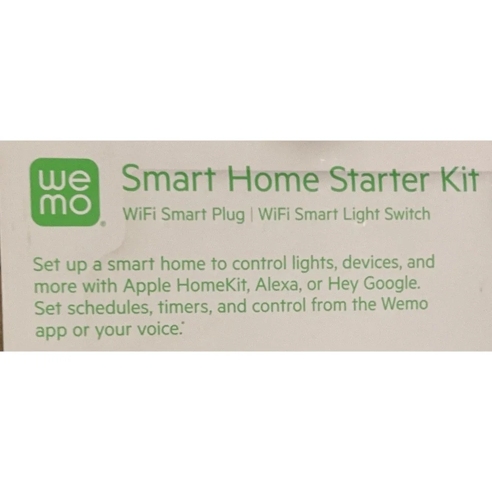 Wemo Smart Home Starter Kit Smart Plug Switch Controlled Google Apple Alexa New